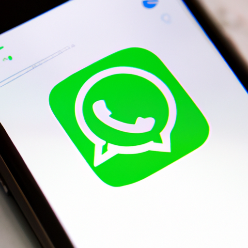סמארטפון המציג את דף ההורדה של WhatsApp בחנות אפליקציות